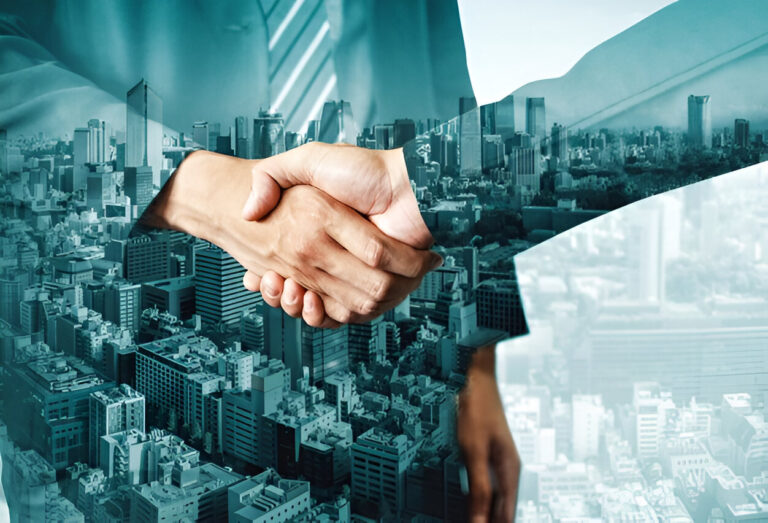 Corporate partnership and business collaboration concept - Power Express B2B services