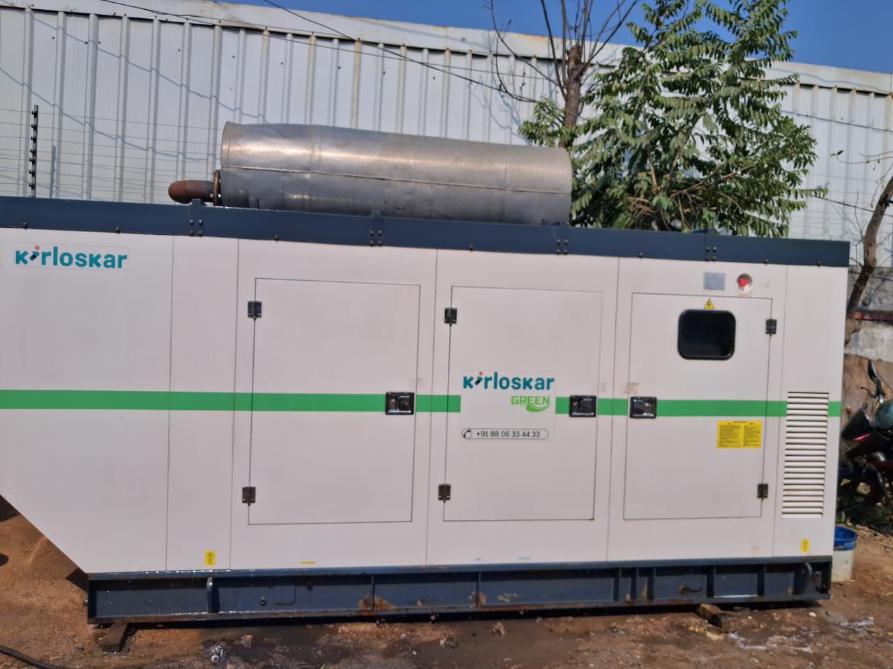 Used diesel generator for sale in India - high-quality industrial genset