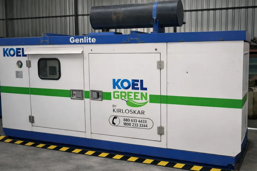 82.5 kVA Kirloskar Used Diesel Generator – 3 Phase (2018 Model)